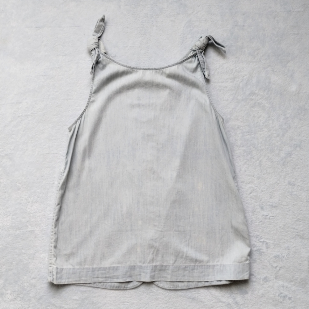 Vineyard Vines Bow-top Tank Top Button-up Back Women's 00